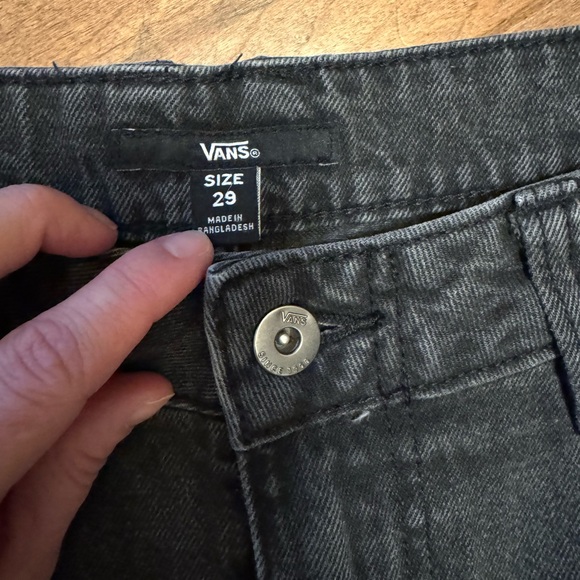 Vans Women’s Charcoal Baggy Jeans | Size 29 | VGUC - Picture 3 of 10